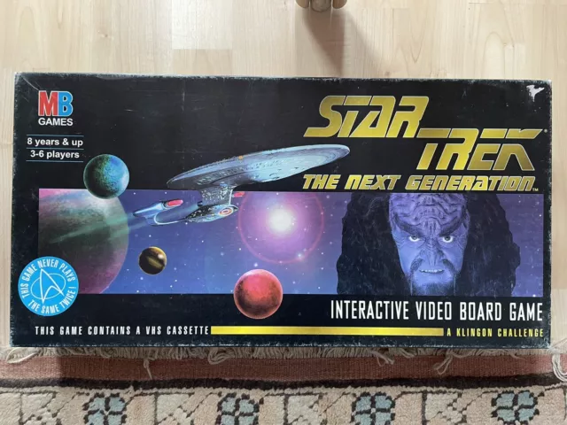 Star Trek The Next Generation Interactive Video Board Game Klingon Challenge NEW