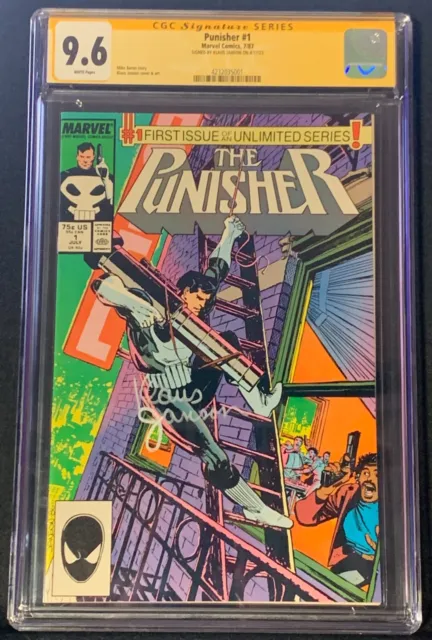 Punisher (Vol. 2) #1 (July/1987) CGC 9.6 NM+ Signed by Klaus Janson  KEY/HOT