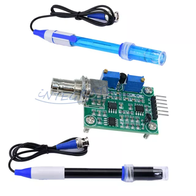 Liquid PH 0-14 Value Detect Sensor Module / PH Electrode Probe BNC For Arduino