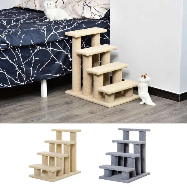 Tiertreppe Katzentreppe Hundetreppe Treppe für Katze und Hunde 4 Stufen