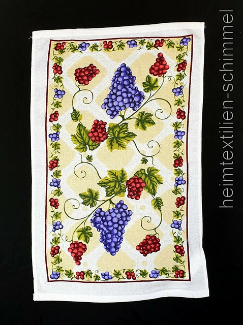 Geschirrtuch Küchenhandtuch Küchentuch Handtuch Küche Küchenzubehör WEIN 38x63cm