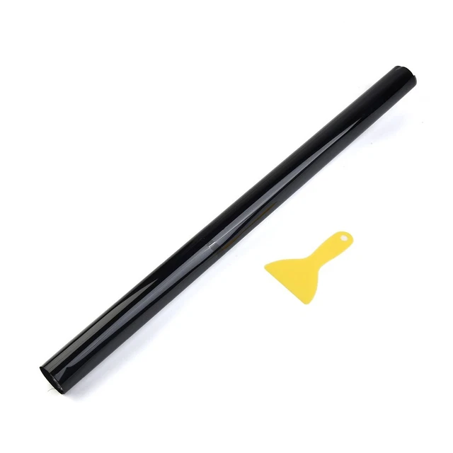 Riduci il calore e l'abbagliamento con pellicola tinta vetro auto professionale 50x100 cm 15% nero VLT