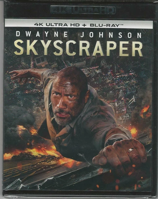Blu Ray 4K Ultra Hd + Blu Ray Skyscraper (Dwayne Johnson) Nuovo Sigillato