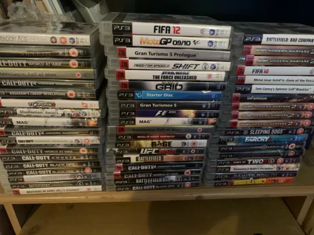 ps3 bundle pick your own games, all cleaned & Tested before dispatch