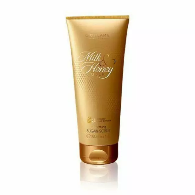 Oriflame Milk And Honey Gold Smoothing Sugar Scrub - 200 ml -softer skin