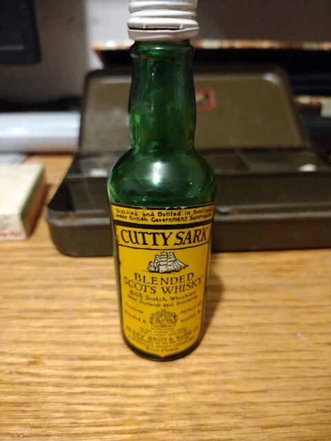 Vintage Cutty Sark Mini Liquor Bottle