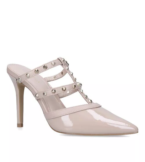 CARVELA KURT GEIGER Kankan Womens Nude High Mule Size 6 39 BNIB