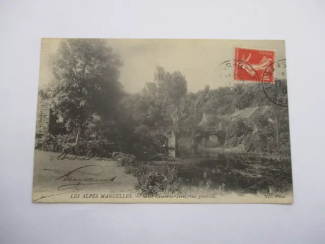 Cpa Orne 61 Saint Ceneri Le Gerei General View