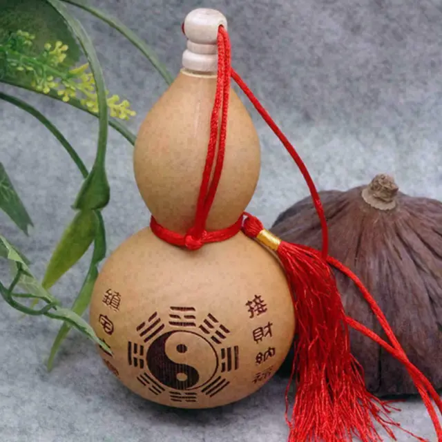 1x Home Crafts Potable Natural Real Dried Bottles Gourd T7Z8 Ornaments S0I9
