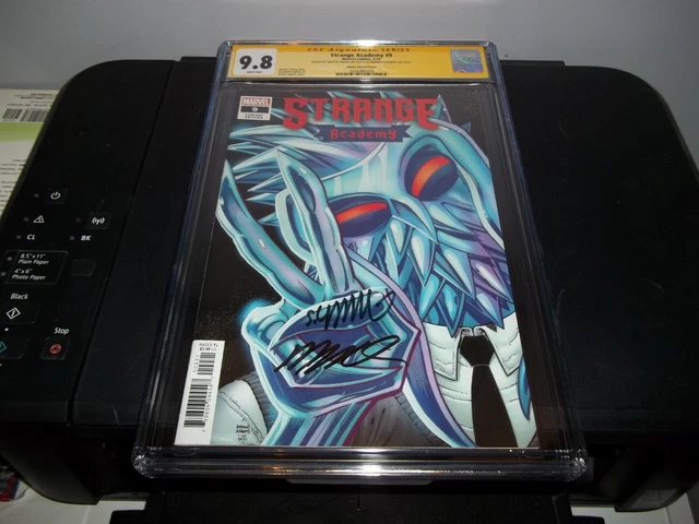 Strange Academy #9 CGC 9.8 NM  SS Signed Skottie Young/Humberto Ramos!! Variant