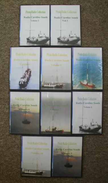 Radio Caroline South 60's Offshore Pirate radio 10 disks to choose from