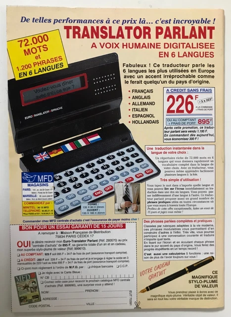 TELE 7 JOURS n°1621-1991-SOPHIE MARCEAU-CLAUDE FRANCOIS JR-KAAS-FARMER