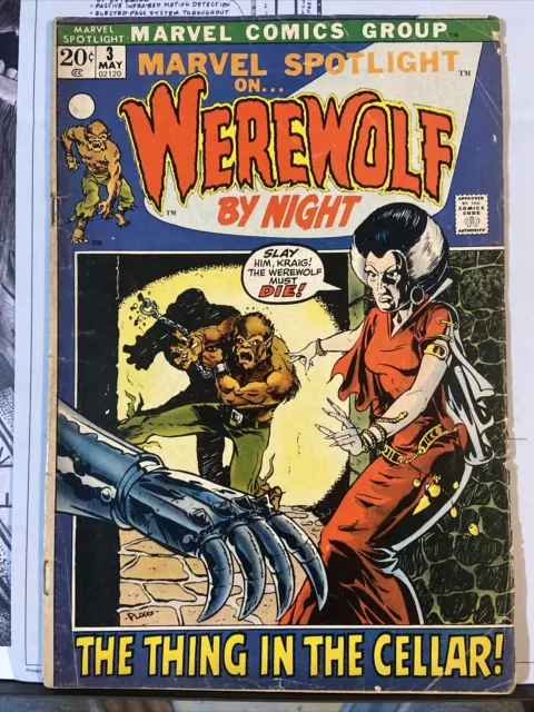 Marvel Spotlight #3 On Werewolf By Night (1972) 2Nd App Of Werewolf By Night