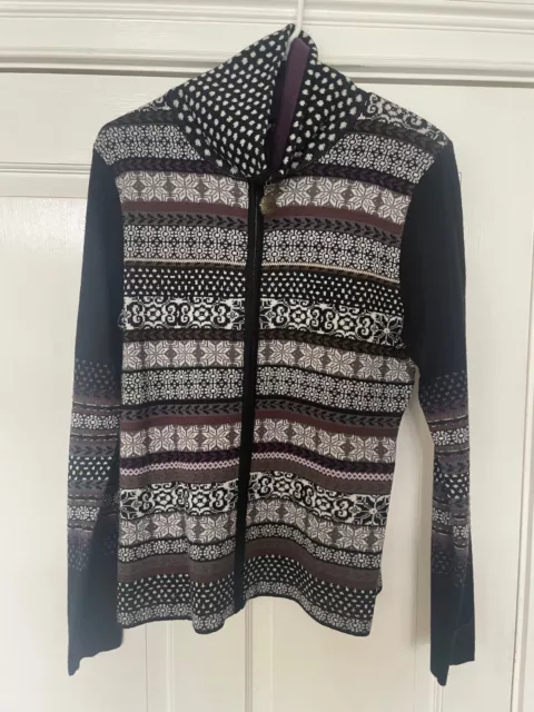 Icelandic Design Wool Blend Cardigan Sweater Size Medium