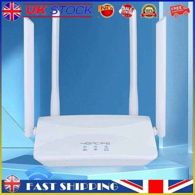 WIRELESS ROUTER HOTSPOT 150Mbps 4G Router Modem with SIM Card Slot Wide ...