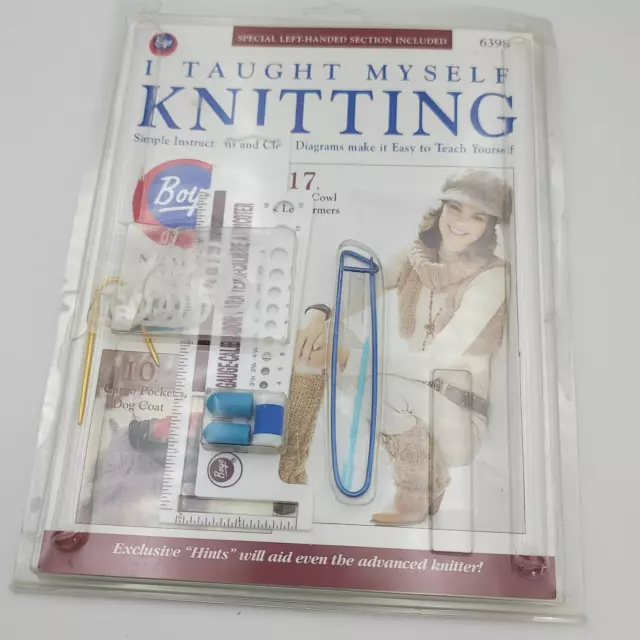 Children's Knitting Kit Learn to Knit EASY BEGINNERS with PATTERNS NEEDLES  WOOL