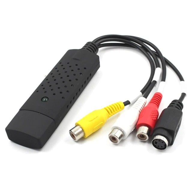 Carte De Capture Vidéo Péritel USB 2.0 - Enregistreur Streaming Jeu Léger ABS Professionnel