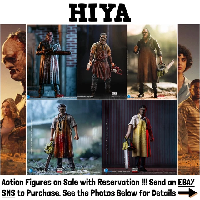 HIYA TEXAS CHAINSAW MASSACRE Series Action Figures 🟢Sale by Reservation