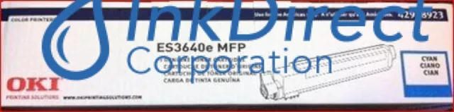 Genuine Okidata 42918923   Type C7 Toner Cartridge Cyan ES 3640 3640E