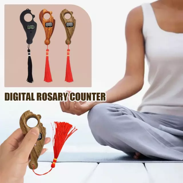 Tasbeeh Digital Finger Tally Counter Beads Zikr Tasbih X1 Islamic Muslim A4M9