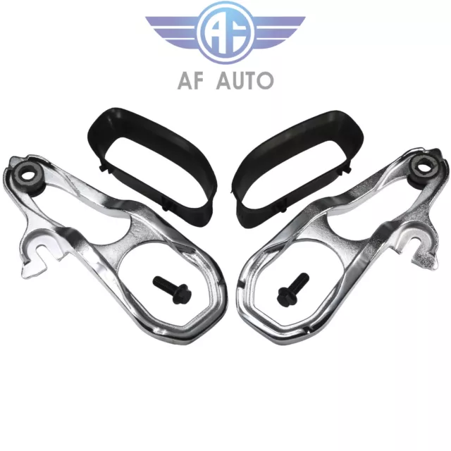 Chrome Heavy Duty Front Tow Hooks with Hardware For 2019-2021 Ram 1500 DT