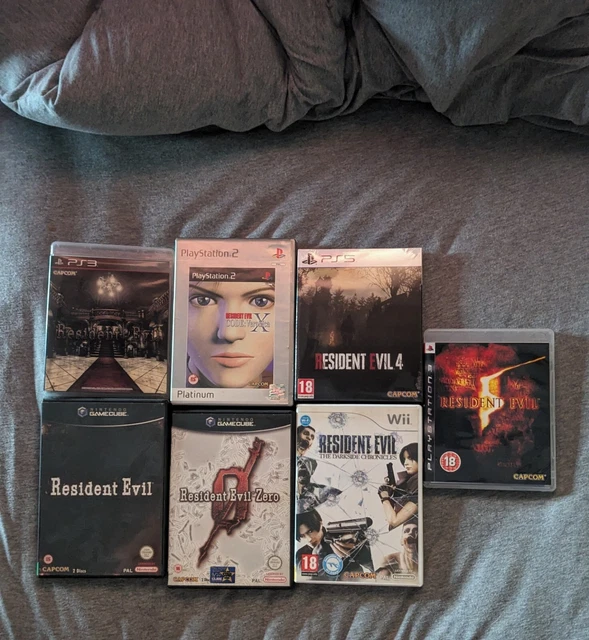RESIDENT EVIL VIDEO Game Bundle Collection PS2 PS3 PS5 GameCube