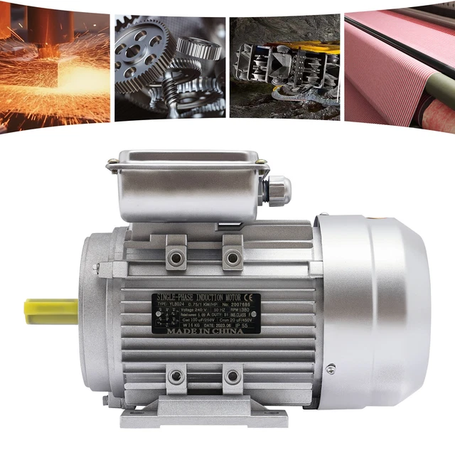 Elektromotor 1,1KW 220V Drehstrommotor 2810 U/min Kompressormotor 1