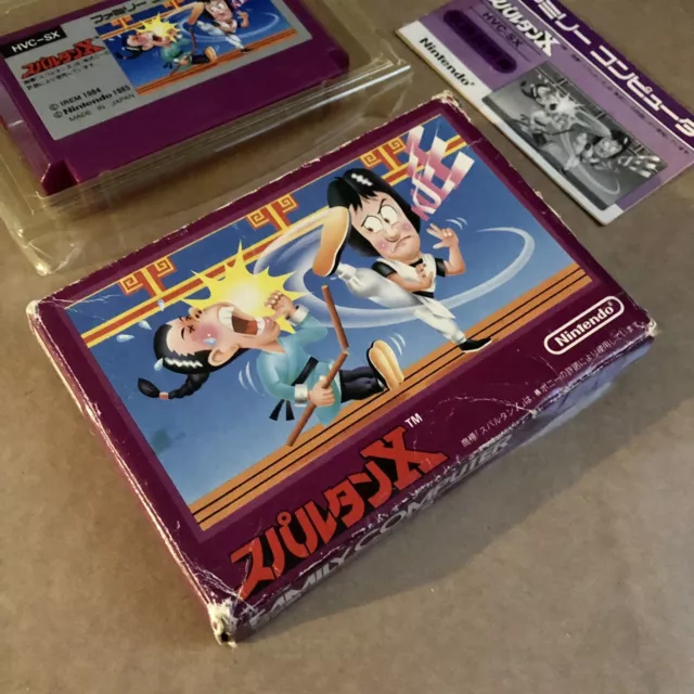 Boxed Spartan X Nintendo Famicom NES Japan Import NES NTSCJ Kung Fu