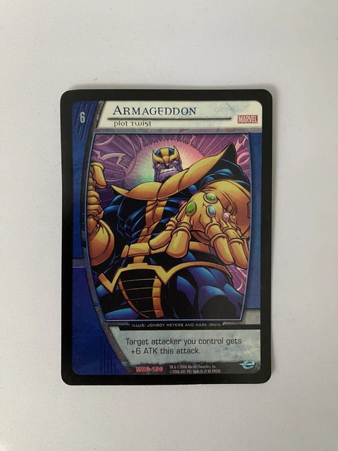 Gioco di carte collezionabili Marvel - PSP Sony completo di Thanos vs. carta e manuale 6