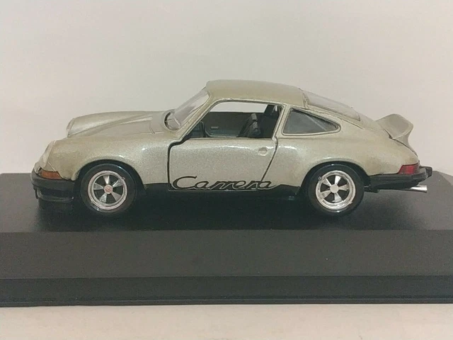 1/43 Porsche 911 Carrera Rs Scale Métal Voiture Échelle Voiture Moulé Sous...