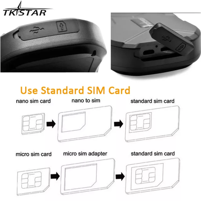 TKSTAR  tk905 Car Vehicle GPS Car GSM Magnet  Hidden Spy Waterproof Tracker 3