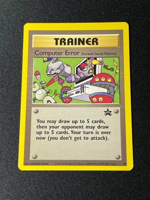 Pokemon Computer Error Black Star Promo #16 - Near Mint Condition Card WOTC