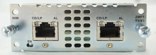 Cisco Nim-2mft-t1/E1 Multi-Flex Coffre Voix / Clear-Channel Données Module