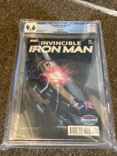 Invincible Iron Man 9 AOA Turcotte Variant CGC 9.6