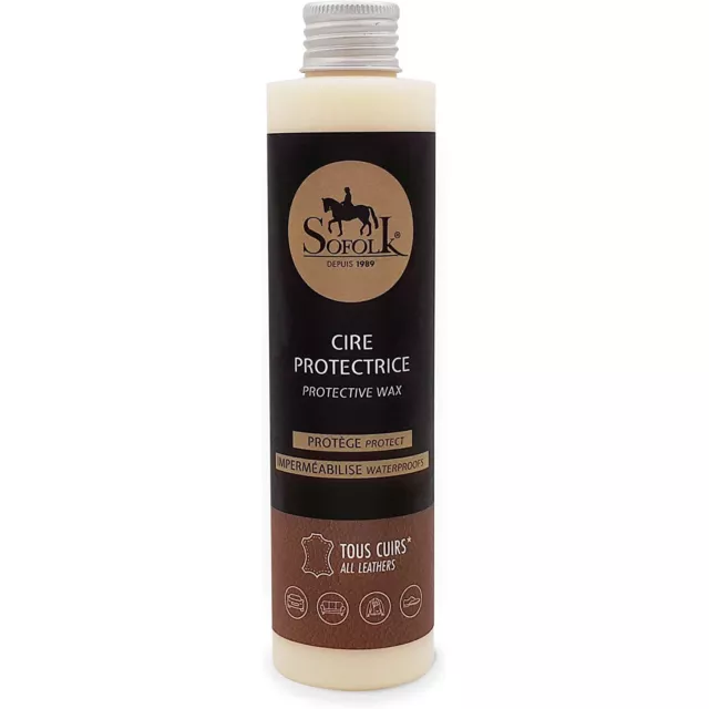 Cire Protectrice Incolore Cuir : Protège et Entretien - 500ml