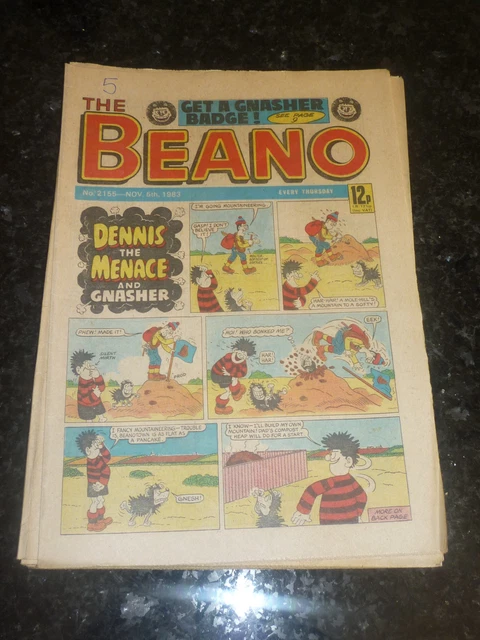 THE BEANO Comic - Issue No 2155 - Date 05/11/1983 - Year 1983 - UK Paper Comic