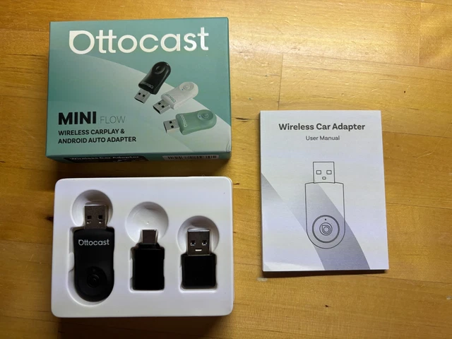 2025 OTTOCAST MINI Wireless CarPlay+Android Auto Adapter USB £37.08 ...