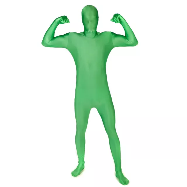 Adult MSUIT by Morphsuits Green Second Skin Fancy Dress Costume St Patrick`s Day