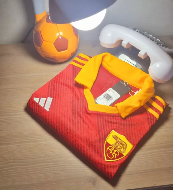 AS Roma Adidas Maglia Derby - ASR Origins Size L - No Sponsor - Limited Edition