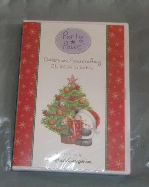 Crafters Companion Party Paws Navidad Papelela PDF CD-ROM