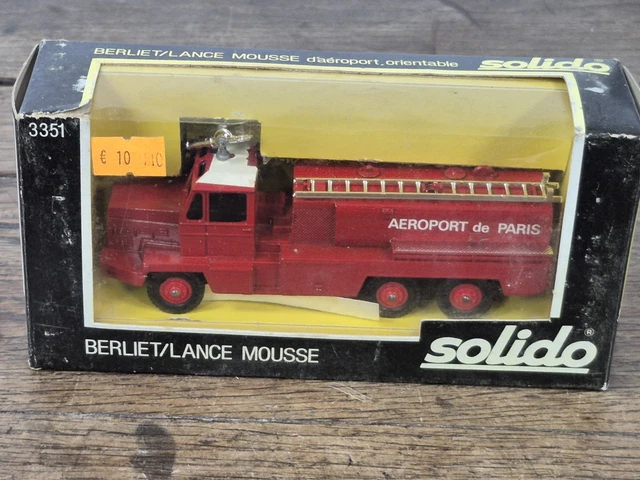 Camion Pompiers Berliet GLC8 N°7 – Parade Diffusion Monaco – Échelle 1:50