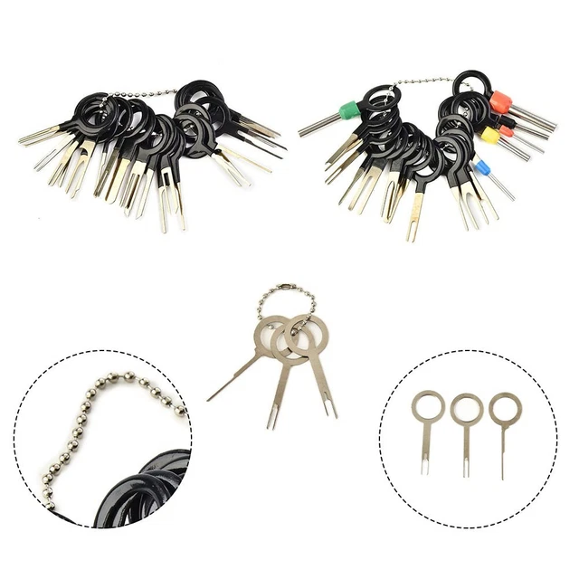 Kit 21 Pièces Outil Extraction Borne Câblage Voiture - Universel - Neuf Pas Ouvert