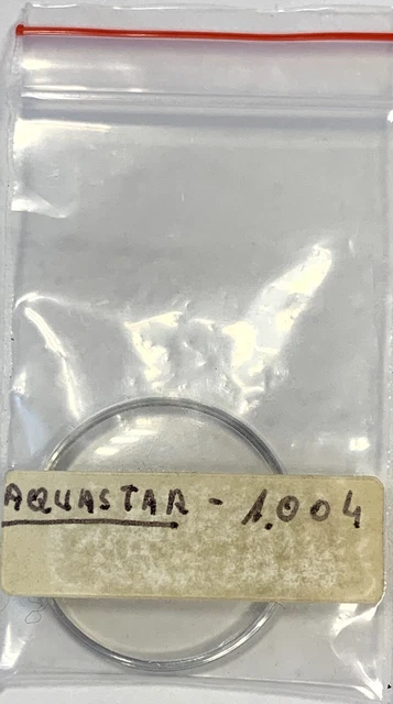 Nouvel Aquastar Pour Boîtier Référence Case 1004 - Plexi/verre Plastique 28,5mm - Pièce Montre