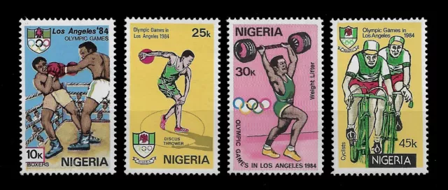 NIGERIA STAMP - 1984 Olympic Games - Los Angeles, USA SET MNH