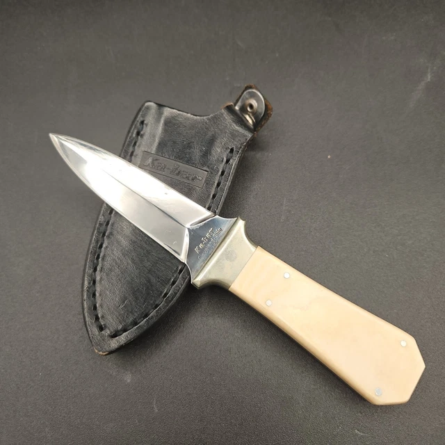 VINTAGE KABAR 2751 Small Dagger Boot Knife Stainless Fixed Blade Japan