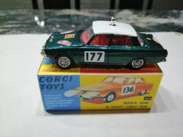 Corgi Toys.     Rover 2000 Rally Car