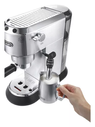 Delonghi EC 685.M DEDICA Siebträgermaschine silber