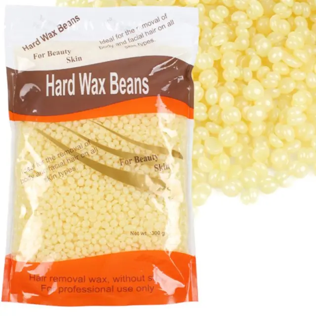 100g Hard Wax Beads Beans No strip Hot Film Waxing Hair Removal Body Depilatory