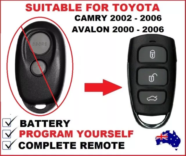 Car remote Suitable for Toyota Camry Avalon 2000 2001 2002 2003 2004 2005 2006