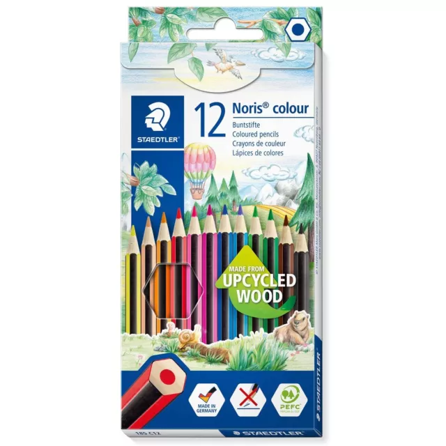 Staedtler Noris Colour 185 Coloured Pencil Set of 12